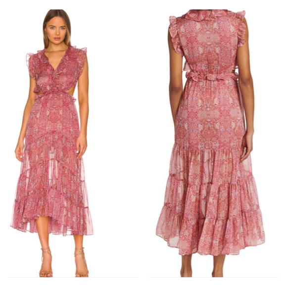 MISA Los Angeles Natasha cut out dress - Picture 11 of 11